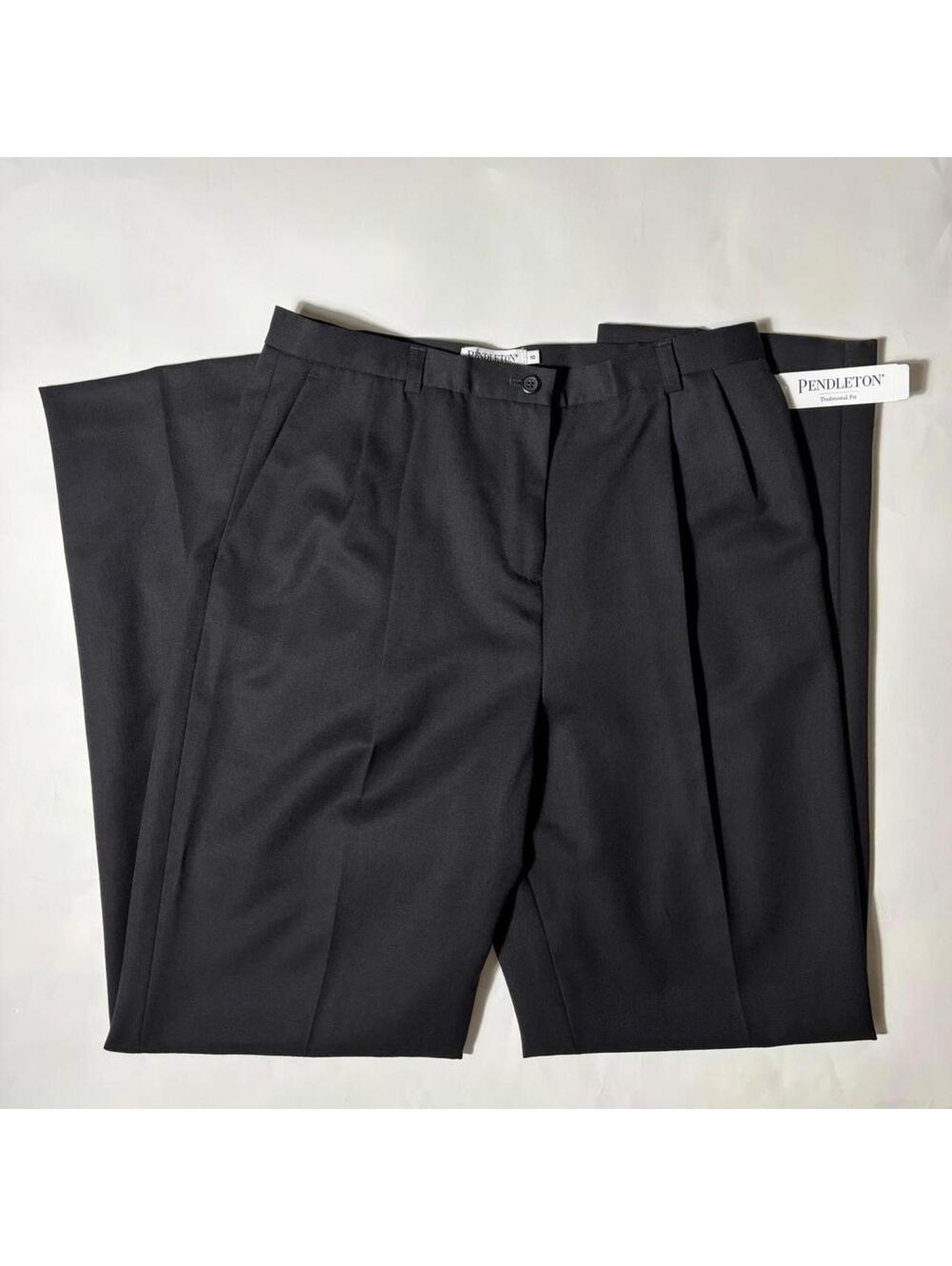 NWT Pendleton black wool trousers